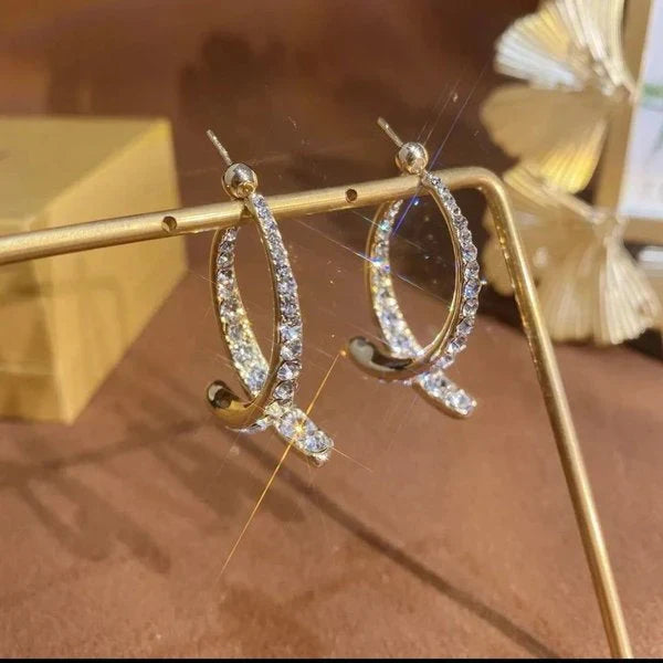 Gratiana Serapha oorbellen | Goud 18k