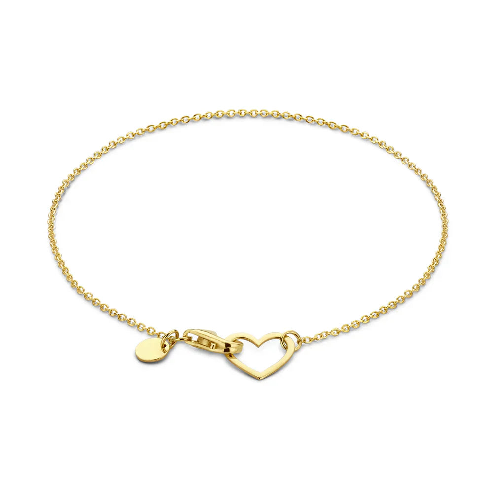 Lilou Coeur Armband | Goud 14k