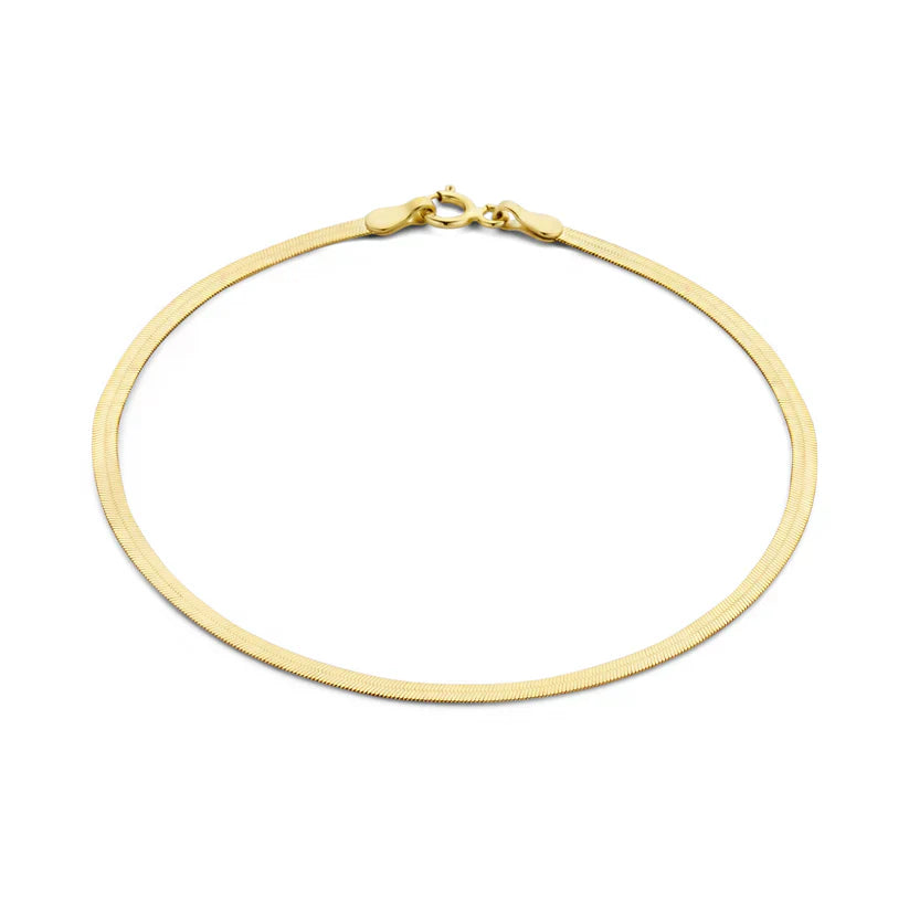 Soleil Slangenarmband | Goud 14k