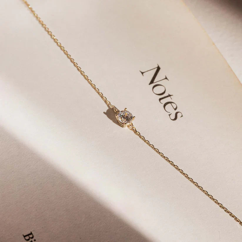 Cléa moissaniet stenen armband | goud 14k