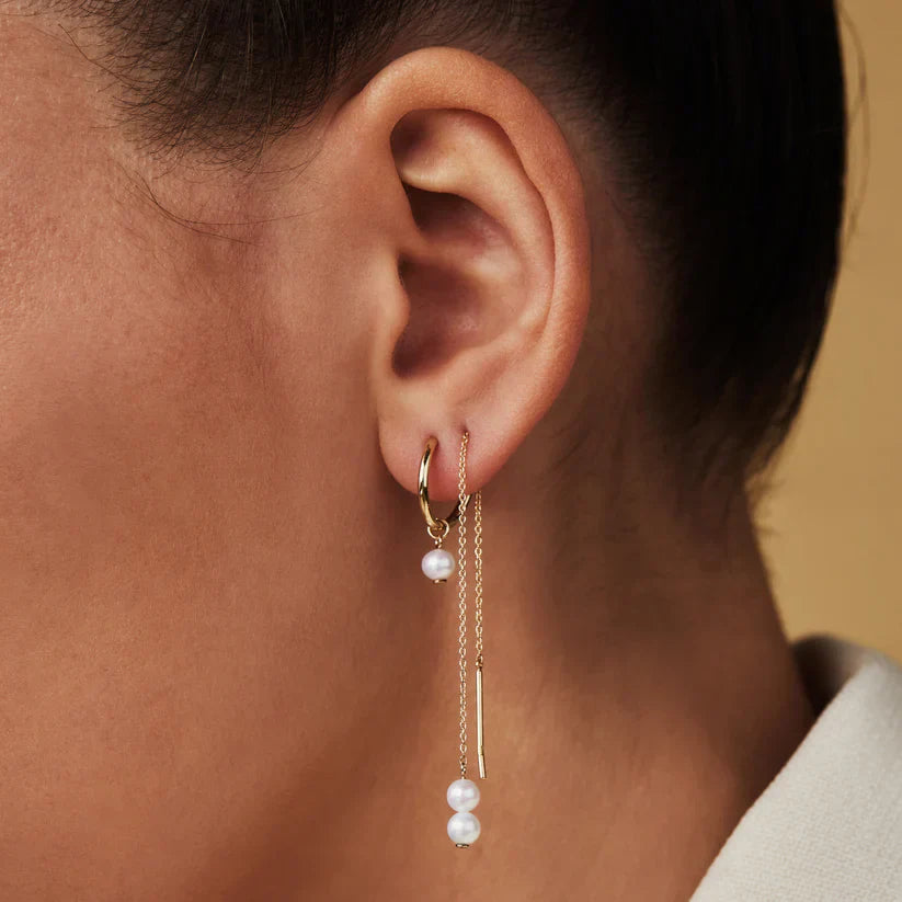 Delia Crest oorbellen | Goud 14k