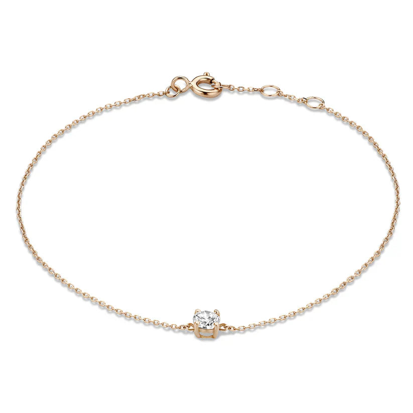 Cléa moissaniet stenen armband | goud 14k