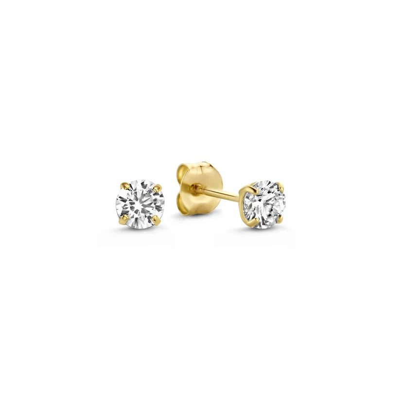Dara Brillane Stenen Oorbellen Set | Goud 14k