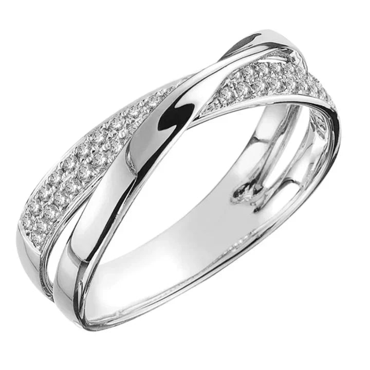 Aelira Solene ring | witgoud 18k