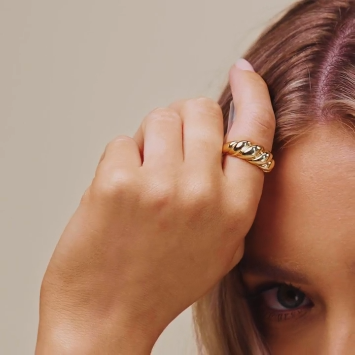 Elaria Visconti Ring | Goud 14k